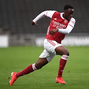 Arsenal's James Olayinka in Pre-Season Action against MK Dons