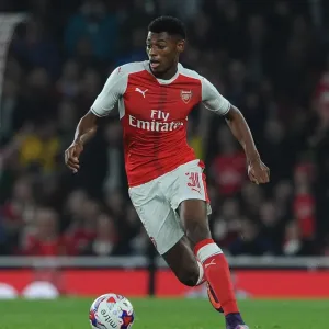 Arsenal's Jeff Reine-Adelaide Scores the Second in a 2:0 EFL Cup Victory over Reading