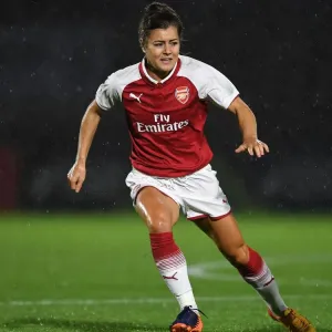 Arsenal's Jemma Rose in Action: Pre-Season Clash Against Everton Ladies
