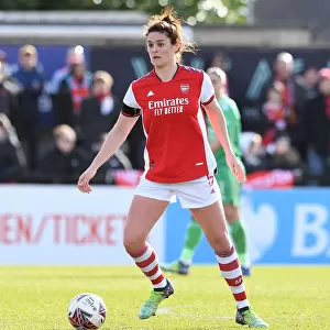 Arsenal's Jennifer Beattie in Action: FA WSL 2021-22 - Arsenal Women vs Manchester United Women