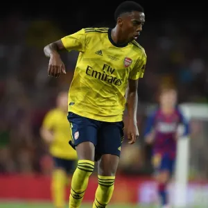 Arsenal's Joe Willock Faces Off Against FC Barcelona at Nou Camp (FC Barcelona vs Arsenal 2019-20)