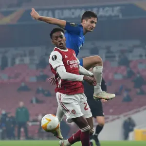 Arsenal's Joe Willock Faces Off Against Kristoffer Haugen in Europa League Clash