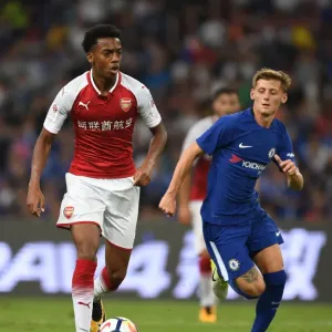 Arsenal's Joe Willock vs. Chelsea's Mario Pasalic: Pre-Season Clash in China (Arsenal v Chelsea - Pre Season 2017-18)
