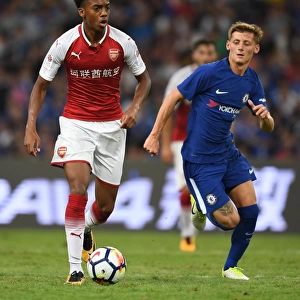 Arsenal's Joe Willock vs. Chelsea's Mario Pasalic: Pre-Season Clash in China (Arsenal v Chelsea - Pre Season 2017-18)