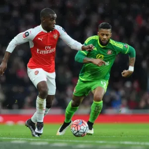 Arsenal's Joel Campbell Outsmarts Sunderland's Jermain Lens in FA Cup Showdown Arsenal's Joel Campbell Outsmarts Sunderland's Jermain Lens in FA Cup Showdown