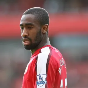 Arsenal's Johan Djourou Celebrates during Arsenal 4-0 Blackburn Rovers, Barclays Premier League, Emirates Stadium (14/3/09) Arsenal's Johan Djourou Celebrates during Arsenal 4-0 Blackburn Rovers, Barclays Premier League, Emirates Stadium (14/3/09)