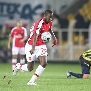 Arsenal's Johan Djourou Suffers Defeat: Arsenal 2-5 Fenerbahce, UEFA Champions League, Istanbul, 21/10/08