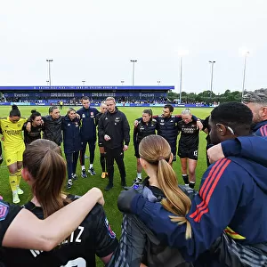Arsenal's Jonas Eidevall Celebrates Victory Over Everton in FA Women's Super League
