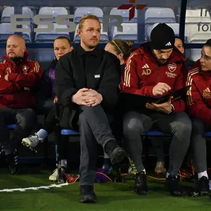 Arsenal's Jonas Eidevall Watches Liverpool vs Arsenal Women's Super League Clash Arsenal's Jonas Eidevall Watches Liverpool vs Arsenal Women's Super League Clash