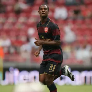 Justin Hoyte Print - Arsenal vs Lazio Amsterdam Tournament 2007 Justin Hoyte Print - Arsenal vs Lazio Amsterdam Tournament 2007