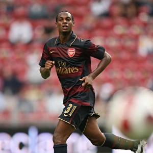 Arsenal's Justin Hoyte Scores in 2:1 Win Over Lazio at Amsterdam Tournament, Amsterdam ArenA (August 2, 2007)