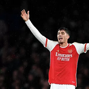Arsenal's Kai Havertz: Euphoric Reaction After Scoring the Winner Against PSV Eindhoven in the 2023-24 UEFA Champions League