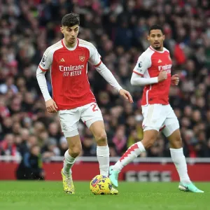 Arsenal's Kai Havertz Shines in Premier League Clash Against Brighton & Hove Albion (2023-24)