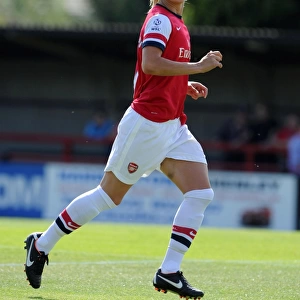 Arsenal's Katie Chapman in Action against Lincoln Ladies in FA WSL Match
