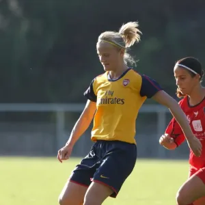 Arsenal's Katie Chapman Scores in 6-0 Womens UEFA Cup Victory over Neulengbach Arsenal's Katie Chapman Scores in 6-0 Womens UEFA Cup Victory over Neulengbach