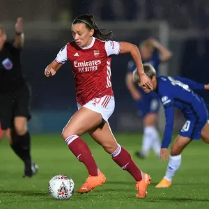 Arsenal's Katie McCabe in Action against Chelsea Women in Continental Cup Match Arsenal's Katie McCabe in Action against Chelsea Women in Continental Cup Match