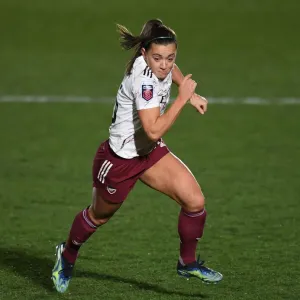 Arsenal's Katie McCabe in Action against Chelsea Women in FA WSL Clash