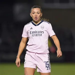 Arsenal's Katie McCabe in Action against West Ham United in FA Women's Super League Clash Arsenal's Katie McCabe in Action against West Ham United in FA Women's Super League Clash