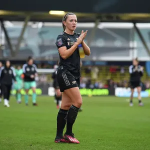 Arsenal's Katie McCabe Reacts After Manchester City vs Arsenal, FA Women's Super League 2022-23 Arsenal's Katie McCabe Reacts After Manchester City vs Arsenal, FA Women's Super League 2022-23