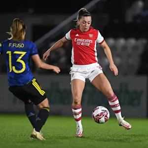 Arsenal's Katie McCabe vs Manchester United's Ivana Ferreira Fuso: A Clash in the Conti Cup Quarterfinals