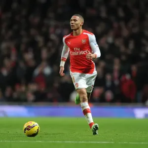 Arsenal's Kieran Gibbs in Action During the Arsenal vs. Newcastle United Premier League Match, 2014/15 Arsenal's Kieran Gibbs in Action During the Arsenal vs. Newcastle United Premier League Match, 2014/15