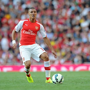 Arsenal's Kieran Gibbs in Action Against Crystal Palace (2014/15)
