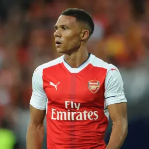 Arsenal's Kieran Gibbs in Action during Lens Pre-Season Friendly, 2016 Arsenal's Kieran Gibbs in Action during Lens Pre-Season Friendly, 2016