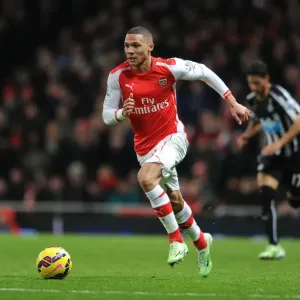 Arsenal's Kieran Gibbs in Action Against Newcastle United (Premier League 2014/15) Arsenal's Kieran Gibbs in Action Against Newcastle United (Premier League 2014/15)