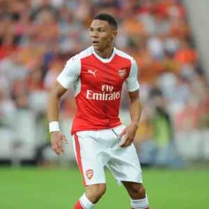 Arsenal's Kieran Gibbs in Action at RC Lens Pre-Season Friendly, 2016 Arsenal's Kieran Gibbs in Action at RC Lens Pre-Season Friendly, 2016
