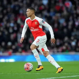 Arsenal's Kieran Gibbs Celebrates FA Cup Victory Over Burnley, Emirates Stadium (2016)