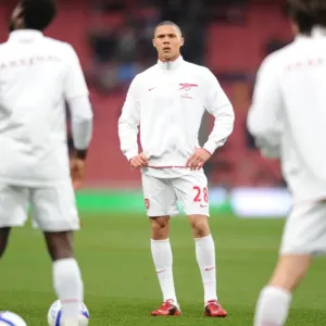 Arsenal's Kieran Gibbs in FA Cup Action vs Leeds United at Emirates Stadium Arsenal's Kieran Gibbs in FA Cup Action vs Leeds United at Emirates Stadium
