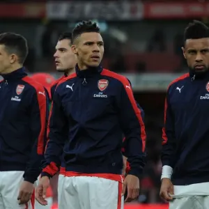 Arsenal's Kieran Gibbs Ready for Leicester City Clash (2016-17) Arsenal's Kieran Gibbs Ready for Leicester City Clash (2016-17)