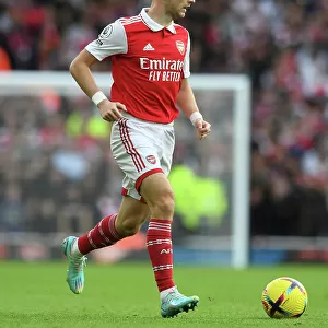 Arsenal's Kieran Tierney in Action: Arsenal vs. Nottingham Forest (2022-23)