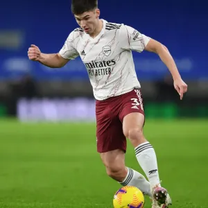 Arsenal's Kieran Tierney in Action: Brighton & Hove Albion vs Arsenal (Premier League 2020-21)