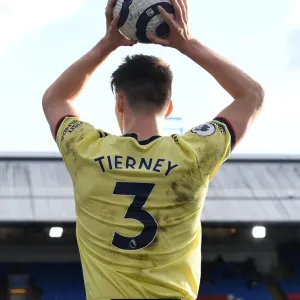 Arsenal's Kieran Tierney in Action: Crystal Palace vs Arsenal, Premier League 2020-21