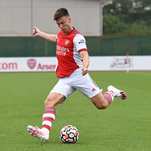 Arsenal's Kieran Tierney in Action during Pre-Season Match against Millwall