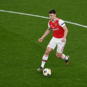 Arsenal's Kieran Tierney in Action during UEFA Europa League Match against Eintracht Frankfurt