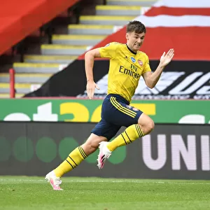 Arsenal's Kieran Tierney in FA Cup Action: Arsenal vs. Sheffield United