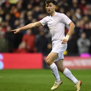 Arsenal's Kieran Tierney in FA Cup Action: Nottingham Forest vs Arsenal (2021-22)