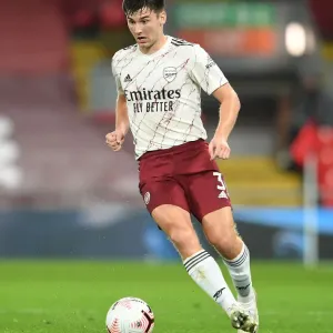 Arsenal's Kieran Tierney Print Arsenal's Kieran Tierney Print