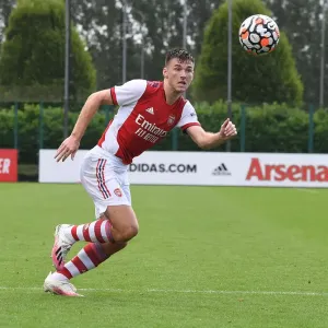 Arsenal's Kieran Tierney in Pre-Season Action: Arsenal vs. Watford, 2021