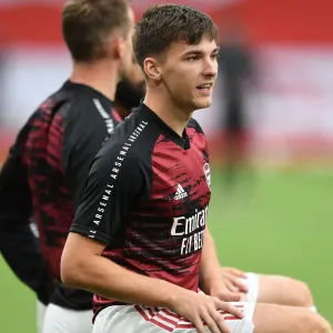 Arsenal's Kieran Tierney Prepares for Empty Emirates: Arsenal v Liverpool, Premier League 2019-2020 Arsenal's Kieran Tierney Prepares for Empty Emirates: Arsenal v Liverpool, Premier League 2019-2020