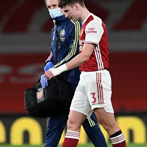 Arsenal's Kieran Tierney Suffers Injury Exit vs. Liverpool (2020-21)