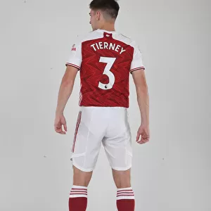 Arsenal's Kieran Tierney in Training Ahead of 2020-21 Season