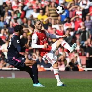 Arsenal's Kolasinac Outmaneuvers Bournemouth's Billings in Premier League Clash Arsenal's Kolasinac Outmaneuvers Bournemouth's Billings in Premier League Clash