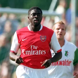 Arsenal's Kolo Toure in Pre-Season Action: Arsenal 1:8 Schwadorf, Austria, 2006