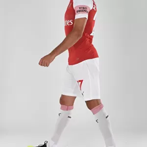 Arsenal's Konstantinos Mavropanos at 2018/19 First Team Photo Call