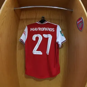 Arsenal's Konstantinos Mavropanos: Focus and Preparation before Arsenal vs Nottingham Forest, Carabao Cup 2019-20