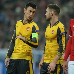 Arsenal's Koscielny and Mustafi Go Head-to-Head Against Bayern Munich in Champions League Clash Arsenal's Koscielny and Mustafi Go Head-to-Head Against Bayern Munich in Champions League Clash