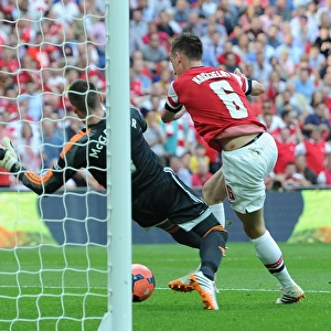 Arsenal's Koscielny Scores Second Goal vs. Hull City in FA Cup Final